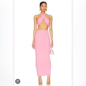 Superdown Kainda Skirt Set Pink